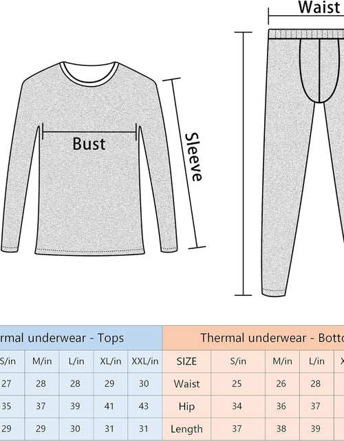 Load image into Gallery viewer, Men&#39;S Thermal Underwear Fleece Lined Performance Fleece Tactical Sports Shapewear Thermal Set
